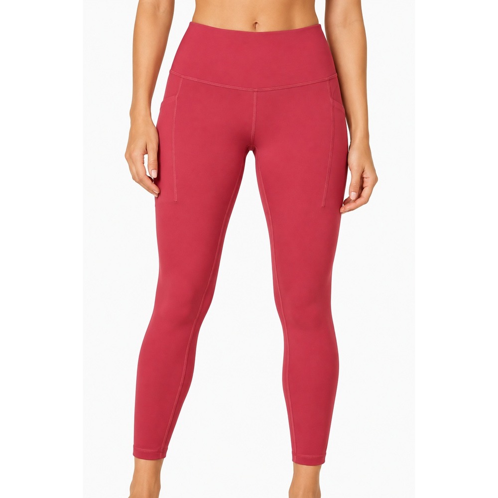 Lululemon Fast and Free High-Rise Tight Pockets 25 Pink Nulux Leggings Womens 8